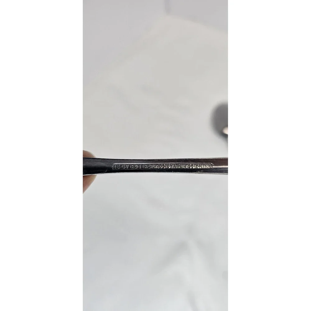 International 1847 Rogers Stainless Steel  CLARIDGE Table Serving Spoon And Fork